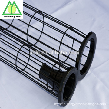Customized Organic silicon coated dust collector filter bag cage